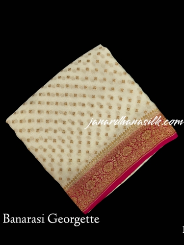 Pure Banarasi Crepe Silk Saree